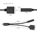SOKAD iPhone 7/7 Plus 2-in-1 Lightning Charging Cable 3.5 mm Headphone Adapter and Lightning Charging Port Extension Cable for Apple Devices,Compatible with iOS 10.3, No Music Control