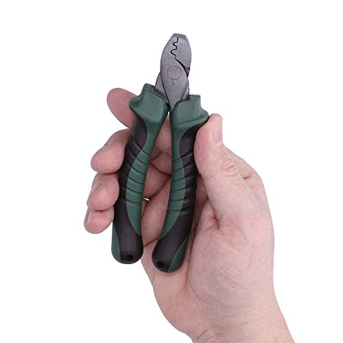 Zite Fishing Klemmhülsen-Zange Angeln mit Zähnen - Angel-Werkzeug für Quetschhülsen mit Komfortgriff - 15 cm Angelzubehör – Bild 4