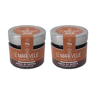 Inktvisinkt Le Mareviglie – 2 verpakkingen van 90g – Handgemaakt in Sardinië, Italië