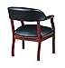 Regency 9004BK Ivy League Captain Chair, Black 25D x 24W x 31H in