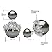 Double Sided Front Back Shell Pearl Beaded Silver Tone Elegant Stud Earrings (Grey Pearl)
