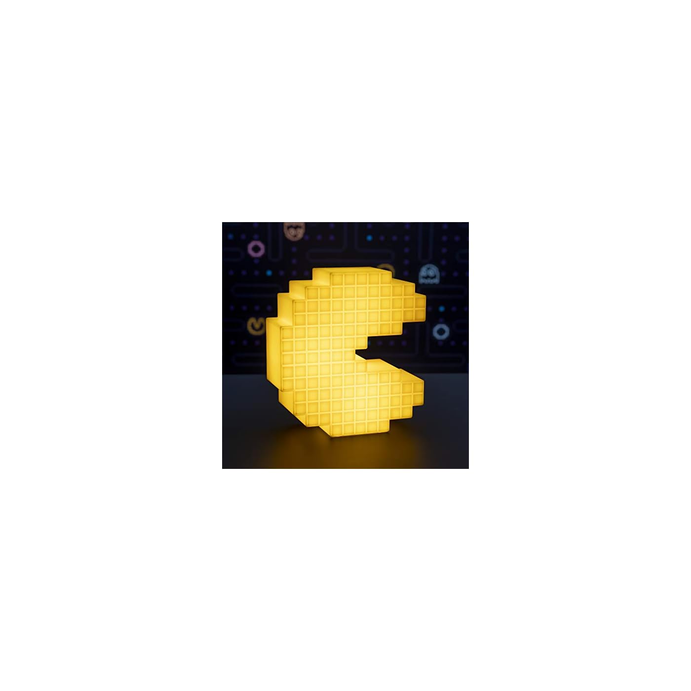 Paladone Pac Man Pixelated Light - Vintage Gaming Desk Lamp - Retro ...