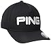 Ping Men's Tour Structured Men's Hat, Black/White, Large/X-Large