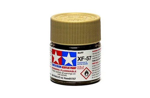 TAMIYA 81757 Acrylic Mini XF57 Buff 1/3 oz