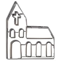 Staedter Church Embossing Cookie Cutter, Silver, 10.5 Cm