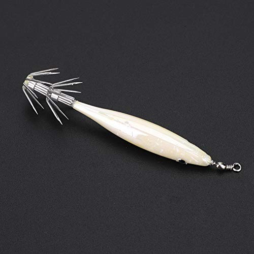 Huairdum Simulation Fishing Lure, Squid Hook Artificial Fish Bait Hook Wobbler Hard Tackle Bait Hook Crankbaits Swimbaits Boat Fishing Lures Set Fishing Accessory(#6)