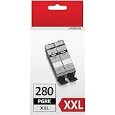 PGI-280 XXL Compatible Ink Cartridge Replacement for Canon 280 pgbk XXL High Yield Use to TR7520 TR8520 TS6120 TS6220 TS8120 TS8220 TS9120 TS9520 TS9521C Printer (2 Large PGBK)