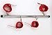 Family Spreader Bar, Stainless Steel Multifunctional Metal Pipe Birthday Gift(Red)
