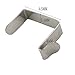 YYST Over Door Hooks Shoe Organizer Hooks Fit Up to 1-3/4 Inch Door Nickel Steel 4/PK
