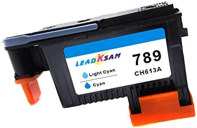 leadksam Print Head Compatible for HP789 DesignJet Printhead for 789 DesignJet L25500 Printer CH612A CH613A CH614A (C/LC(CH613A) x1)
