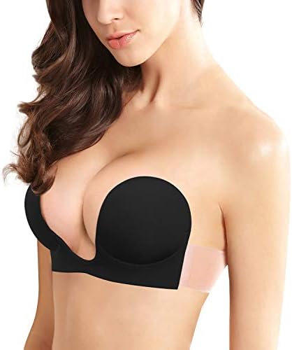 YICHAOYILIANG Sticky Bra for Women Push Up Drawstring Closure DD Cup Butterfly Shape