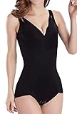 Women's Firm Compression Bodysuit Wear Your Own Bra Shapewear Black Large