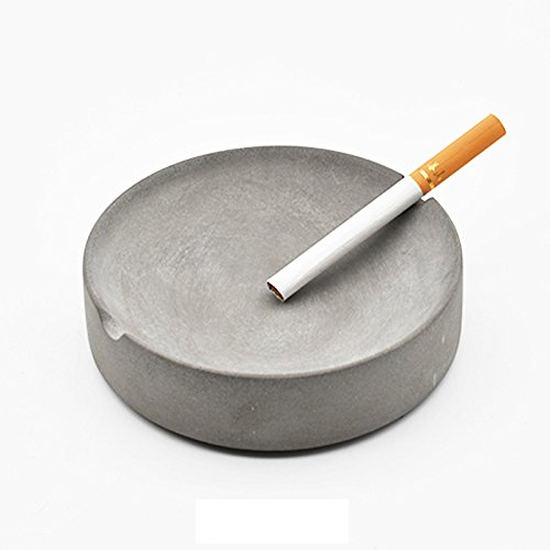 Minimalist Grey Concrete Ash Tray