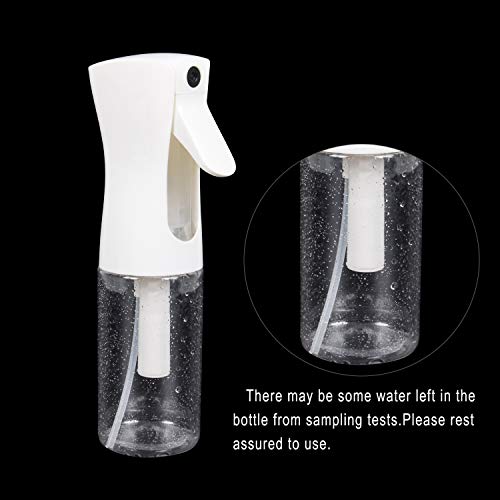 Mist Spray Bottle - 5Oz/150ml Hair Water Bottle Spray Mister Refillable Continuous Pressurized Mist Sprayers Empty Misting Bottle for Taming Hair in Morning/Watering Plants/Showering Pets/Cleaning