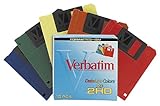 Verbatim 3.5IN HD 1.44MB Pre-Formatted IBM Rainbow Colors (10-Pack) (Discontinued by Manufacturer)