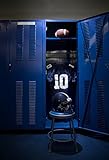 Rugby Locker Room Photography Backdrop - Photo