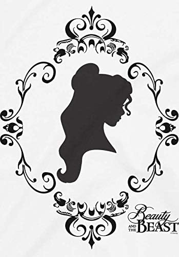 Disney Beauty The Beast Rose Silhouette Girls White T Shirt At Amazon Women S Clothing Store