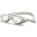 Foxnovo Leacco DL603 Adjustable Unisex Adult Non Fogging Anti-UV Swimming Goggles Swim Glasses (Silver)