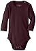 L'ovedbaby Unisex-Baby Newborn Organic Long-Sleeve Bodysuit, Eggplant, 12/18 Months