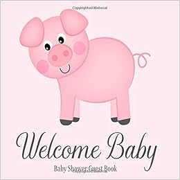 pig baby shower decorations