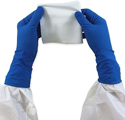 Teknipure Microfiber Cleanroom Wipe, Ultrasonic Sealed Edge, ISO Class 4-5, 9 X 9", 100/Bag, 10 Bags/Case