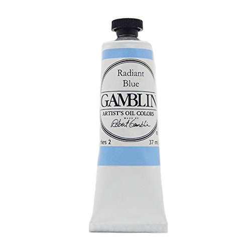 UPC 729911118757, Gamblin Artist Oil Color Radiant Blue 37ml Tube