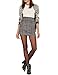 HaoDuoYi Womens High Waist Plaid Mini Bodycon Zipper Skirt