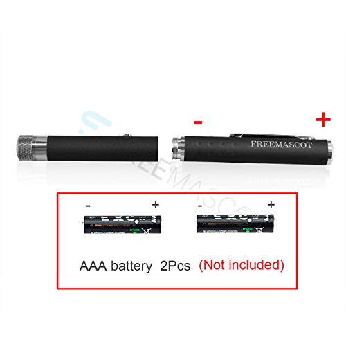FreeMascot Green/Red Light Line Beam Presenter Pen (Black) (Green)