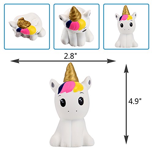 4 Anboor+Squishies+Unicorn+Scented+Decoration