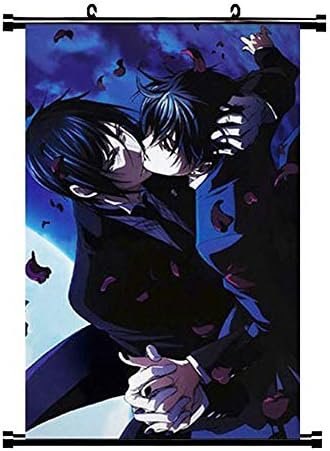 Lavendei Anime Black Butler Wall Poster, Anime Character Sebastian Ciel Wall Scroll Hanging Paintings Art Painting Wall Scroll Poster for Home Art Decoration(Style 06-M)