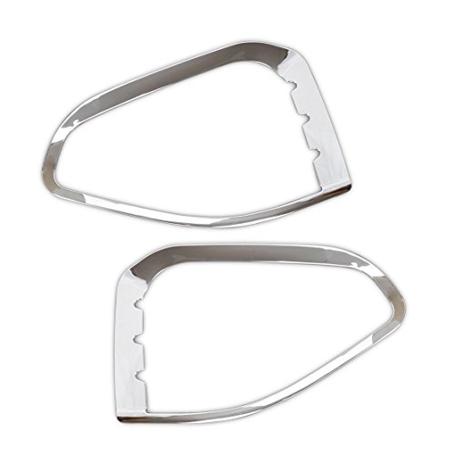 GOOACC 2pcs Chrome Front Fog Lights Lamp Mask Cover for Ford Escape Kuga 2013 2014