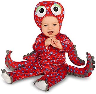 Red Octopus Baby Boys Costume