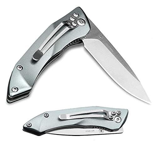 Harita Pocket Knife Folding, 8cr13mov Stainless Steel Blade and