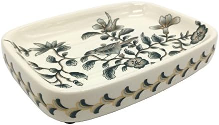Ceramic Soap Dish Holder for Bathroom and Creative Shower Soap Tray Box With Drain by Passionier
