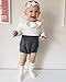Christmas Baby Girls Rompers Knitted Fleece Long Sleeve Ruffle Jumpsuits Sweaters Winter Dress Casual Clothing