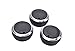 Pack of 3 Special Interior A/C Air Conditioning Heat Control Switch Knob Button Cover Cap Decoration Trim For Toyota VIOS(2002-2006) Vela Vitz YARI & Tacoma, Replacement Knob (BLACK)