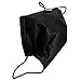 Qianle 50 PCs Non-woven 3 Layer Filter Dustproof Face Mouth Mask Black