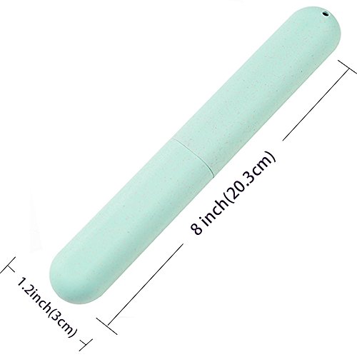 4 Packs Travel Toothbrush Case, Portable Toothbrush Storage Box Toothbrushes Holder for Travel, Camping, School