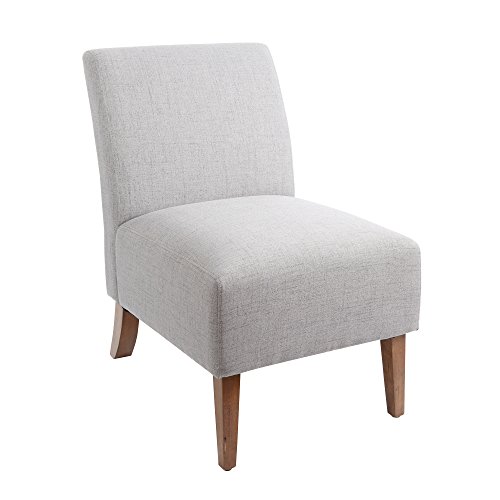 SilverwoodÂ Addison Upholstered Accent Chair in Light Grey