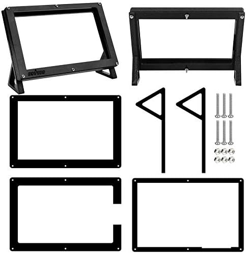 OSOYOO Protective Case Stand Holder for Raspberry Pi 5 Inch DSI Touch Screen LCD Display, Clear, Case for 5" DSI