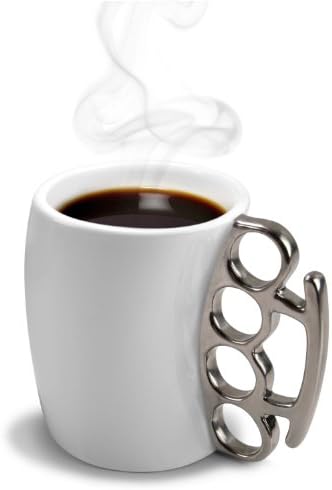 eSmart Novelty Lovely Magical Mug Varieties Bundle Cup Varieties Bundle for Hot Chocolate Milk Coffee Tea Water Wine Beer Drinks Beverages with Pixel Heart Thumbs Up Like Pacman Tetris Signal Tank Up Wake Up Heat Changing Design (Fist Knuckleduster)