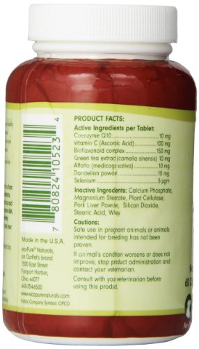 ecoPure Healthy Gums & Teeth Chewable Tablets, 60 ct
