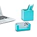 Poppin 10 Piece Set Fresh Start Desk Collection (Aqua)