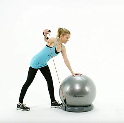 soalpha exercise ball with resistance bands