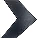US Art 24x32 Black Flat 1.25 Inch, Smooth Wrapped Finish Wood Composite Wall Decor Picture Poster Frame