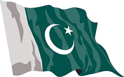 PEMA Sticker Flag Decals A-LS136 Pakistan - Pakistan 10 cm colored flag