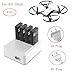 2 PCS Battery Charger for DJI Tello Drone, Rucan 4in1 Multi Battery Charger Hub RC Intelligent Quick Charging (US Plug)