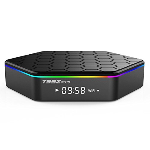 T95Z PLUS Android TV Box Android 7.1 HD Player Amlogic S912 Media Box Octa Core 2GB DDR3 16GB Emmc 5Ghz Wifi 1000M LAN Ethernet 64-Bit H.265 Bluetooth 4.0 DLNA UHD 4K Mini PC TV Boxes