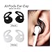 AirPods Case, Netspower AirPods Accessories with Silicone Airpods Protective Cover, 2 Pairs of Secure Ear Hooks, 2 Anti-lost Straps and 1 Headset Receiving Box Exquisite and Durable (Black)