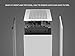 DEEPCOOL MACUBE 310P WH Airflow Version with Top Mesh, ATX PC Case, Magnetic Side Panels, Included GPU Holder and Fan Hub, 360mm Liquid Cooler Supported at The Front